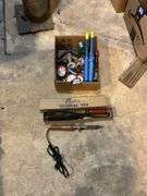Soldering irons, solder lot, desoldering pumps