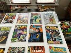 Comic books including: Flash, Spider-Man, X-Men, Captain America
