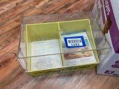 Recipe card files and cooking magazines
