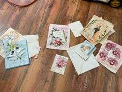 Vintage wedding greeting cards