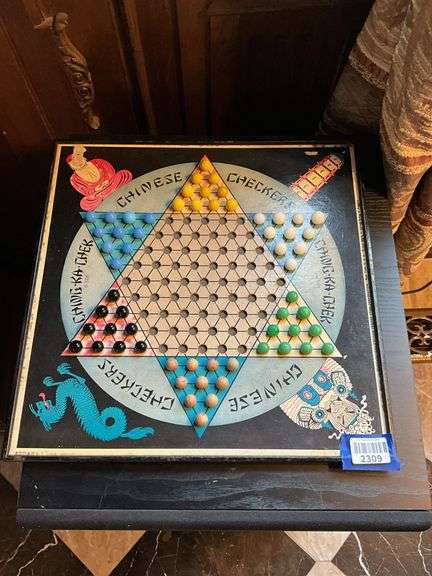Chinese Checkers board game w/ marbles