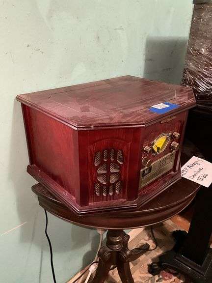 Anders Nicholson cabinet CD/record/cassette/radio