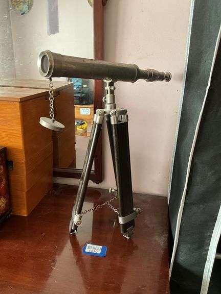 Telescope on tripod