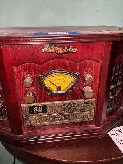 Anders Nicholson cabinet CD/record/cassette/radio