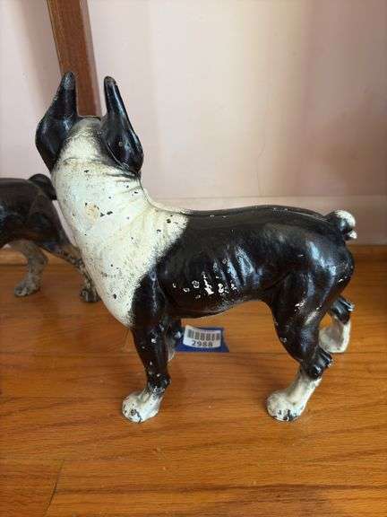 Cast iron bulldog doorstop