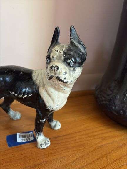 Cast iron bulldog doorstop