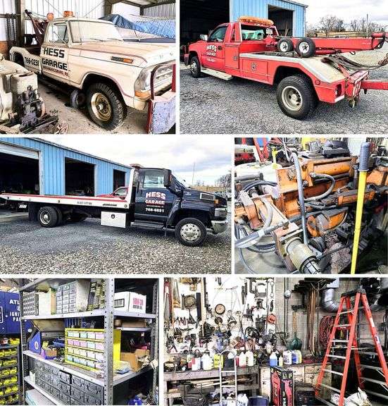 Hess Garage Inc. Liquidation — Vehicles, tools, equipment, and more!