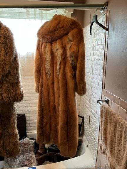 Rhomberger's fur coat w/ broad collar