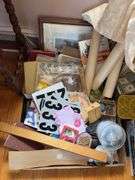 Large assorted lot of collectibles, decor items, and household items