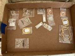 Costume jewelry: chains, necklaces, cross pendant