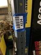 Metal shelf unit - no contents 29.5x58.5x11.5 MUST COME DURING LAST 2 ...