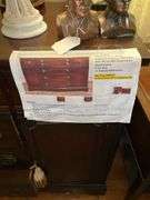 Brandt mahogany sideboard - no contents 60x19.75x35.5