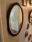 Oval beveled mirror 27.5x21