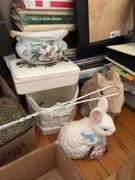 Large assorted lot of collectibles, decor items, and household items
