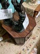 Octagonal end cabinet - no contents 23.5x23.5x23