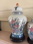 5-pc Japanese porcelain garniture set