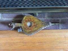 Fireplace bellows w/ original paint decoration