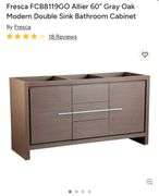 Fresca Allier Double sink, vanity new inbox, model number FCB8119 GO