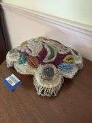 Victorian elaborate beaded velvet pincushion