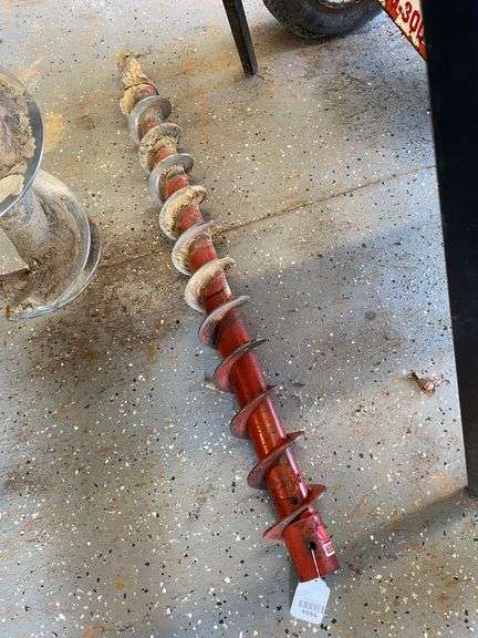 4 in. bit for 2-man post hole drill