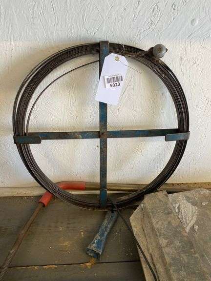 Flat steel 50 ft drain cleaner