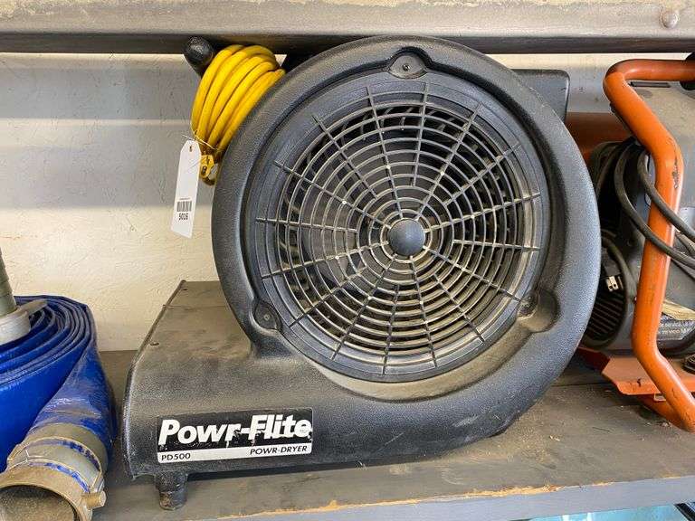 Powr-Flite PD500 electric floor fan dryer