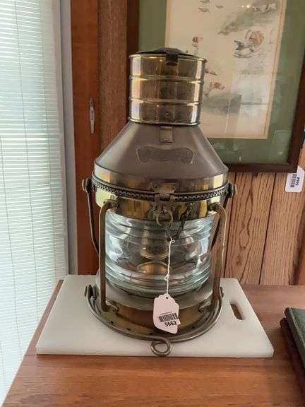 Brass nautical lantern