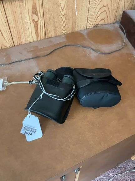 Two pair binoculars: Opto 10x30, and Canon 8x25, w/ cases