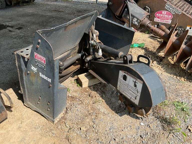 Bobcat stump grinder for mini skid steer, fits Lot 4964