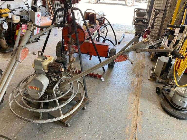 Best Model CF364 36 in. stone concrete power trowel, 5.5hp