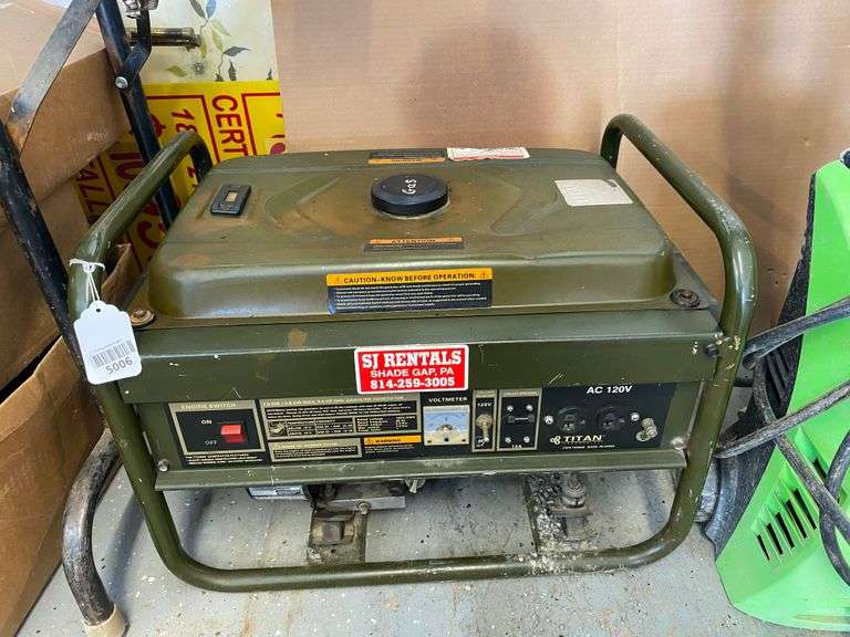 Titan 3500 watt generator