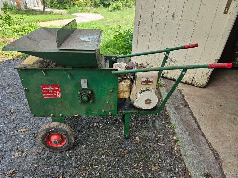 Vintage 5hp Mighty Mac 9P Compost Shredder Grinder