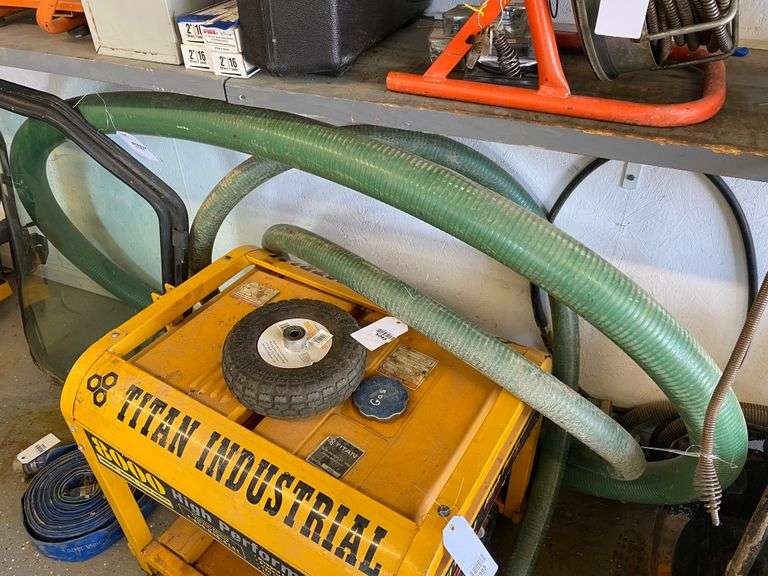3 in. suction hose 10 ft.