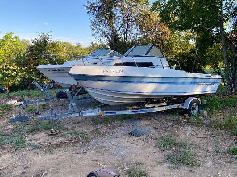 1988 Renken Seamaster boat w/ AlphaOne MerCruiser engine, and  1988 Shore trailer, Boat Hull ID: RBMCHO34L788