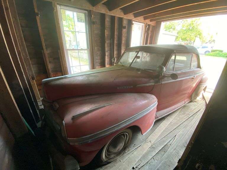 1947 Mercury Eight convertible odometer: 13831 *** SALE SUBJECT TO SELLER APPROVAL***