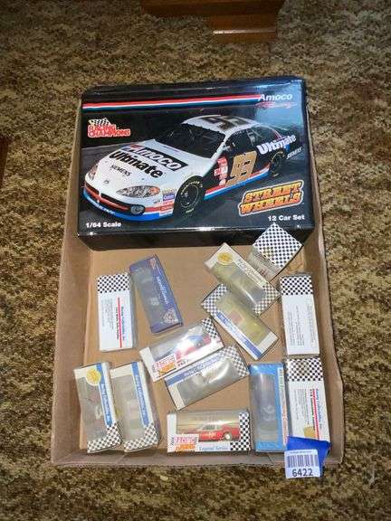 Amoco Racing Champions collector case w/ cars, and race car models, in ...