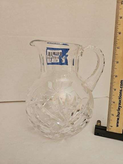 Waterford Crystal Pitcher, 7 in H, Lismore Pattern