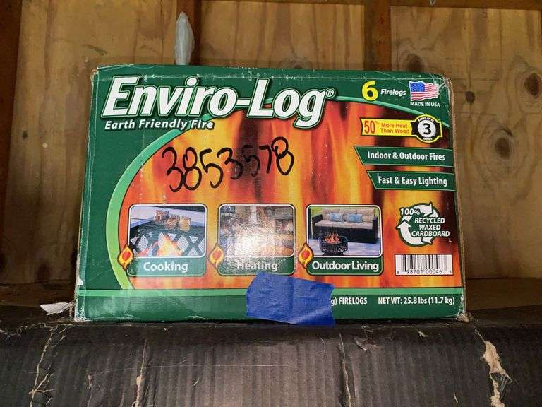 EnviroLog Campfire Pack, 2 Fire Logs, 2 Fire Starters