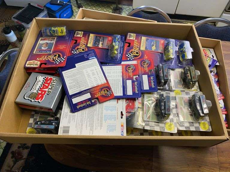 Nascar Racing Champions and Winners Circle car models, in packages