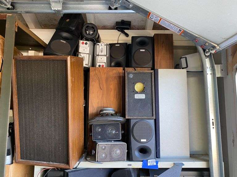 Large lot of speakers