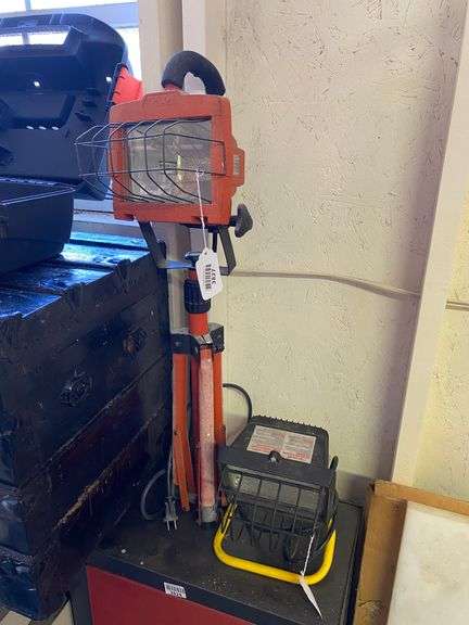 Two work lights