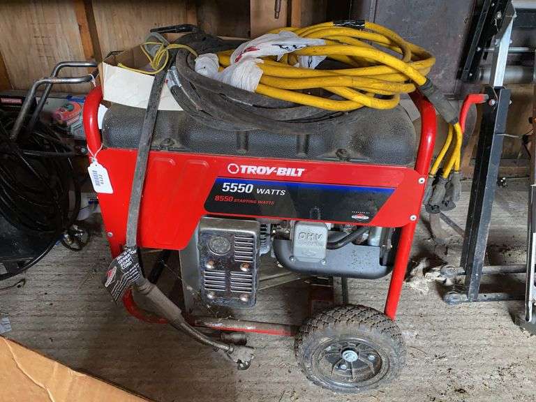 Troy-Bilt 5550 watt generator model: 030245