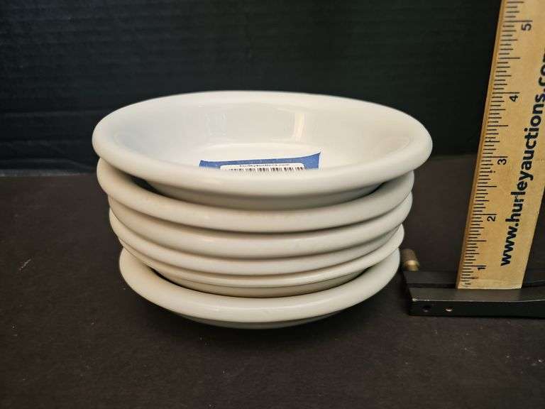 White Ironstone China - individual condiment dishes