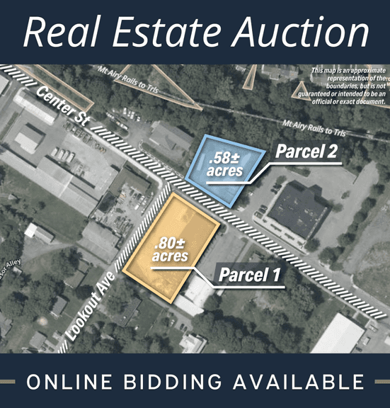 Commercial Real Estate Auction at Center Street, Mt. Airy, MD 21771 held 10/9 starting at 2pm