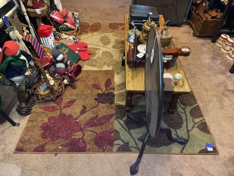 Tribeca polypropylene floral/leaf area rug, 5'2"x7'2", Made in Turkey