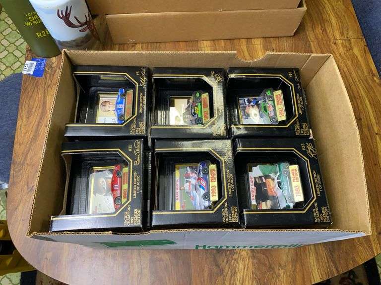 Nascar Racing Champions Premier Editions car models, in packages