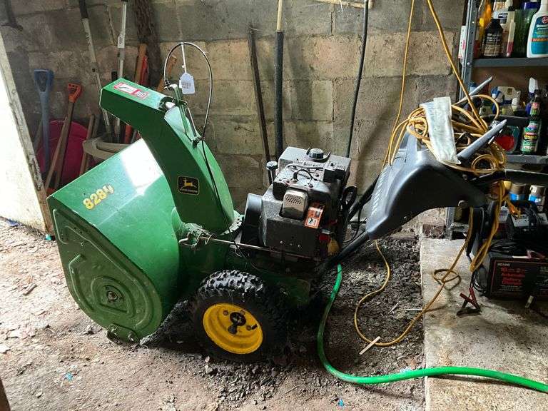 John Deere 828D snow blower