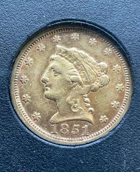 US Gold $2 1/2 Liberty - 1851