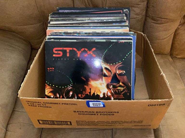 Vintage R&B Record Albums-Steppenwolf, Jethro Tull, Grand Funk, STYX ...