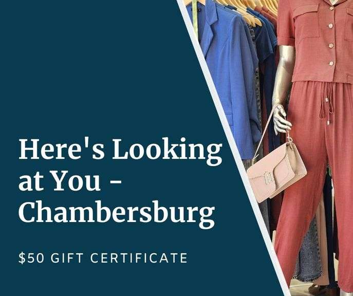 Here's Looking at You - Chambersburg - $50 Gift Certificate - Expires 05/2027